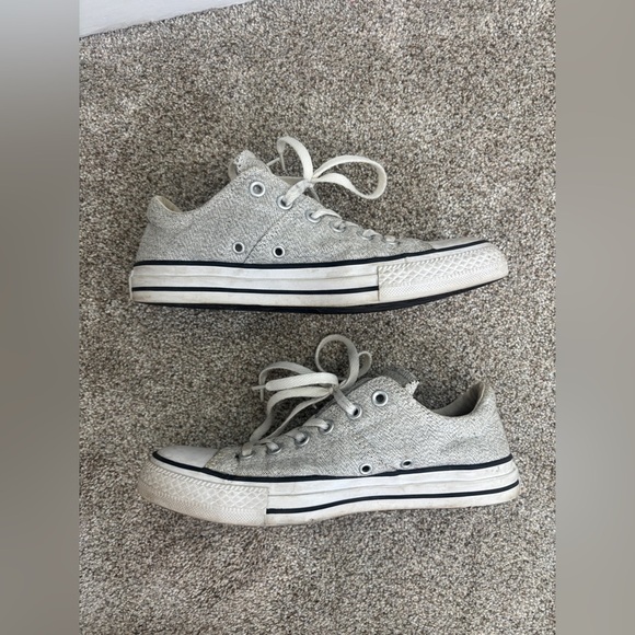 Converse Women’s Grey Chuck Taylor Madison Oxford US 8 Gray woven - Picture 6 of 6